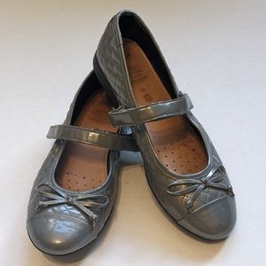 Holiday Shoes! Geox Girls' Italian Patent Leather Flats - Size 36 (4-4.5 US)